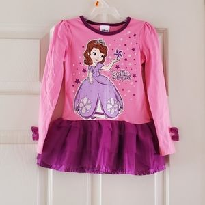 Disney Sofia the 1st Dress size 4T